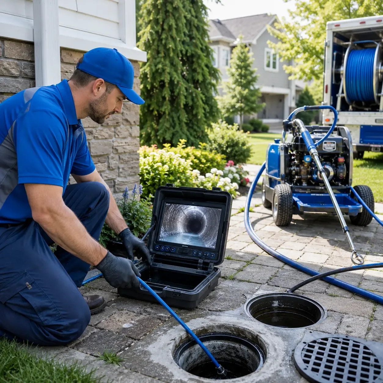 Outdoor drain cleaning professionals serving Water View, VA